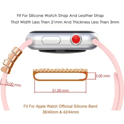 Luxury Pastel Star Moon Enamel Decor Slider Charms for Watch Band