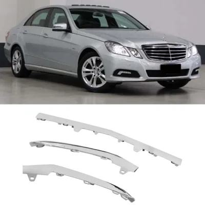 For Mercedes-Benz E-Class W212 Front Lip Front Bumper Three-section Adjustable Anti-collision and Anti-scratch Strip 2128852674