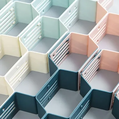 Sales Promotion Cellular Household Drawer Divider Underwear Storage and Organizing Grid for Household Use