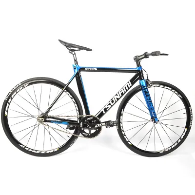 Hot Selling Tsunami 700C Wheelset Fixed Gear Bike SNM300 Aluminum Alloy Frame Single Speed Bicycle