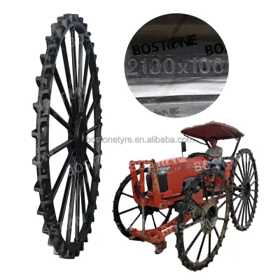 Hot Sale Big Size 2100 mm Rubber Solid Wheels for Spraying Tractors