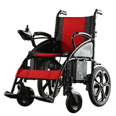 Popular Foldable Power Motorized Lightweight Electric Wheelchair Fr Elderly and Disabled