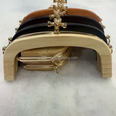 DIY Wood Bag Handle Clamp for Handbag Accessories