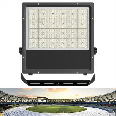 High Mast 400W LED Reflector Flood Light 6000K Daylight Aluminum SMD2835 IP66 AC High Bright Outdoor Sports Stadium Lighting ETL