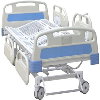 Cheap Medical 5 Function Turning Over Electric Folding Adjustable Hospital Bed ICU Patient Bed CPR Bed