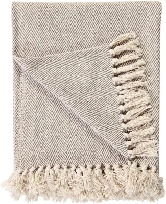 Wholesale Custom Linen Jacquard Table Runner with Tassel Table Decor for Dining Room Kitchen Wedding Party