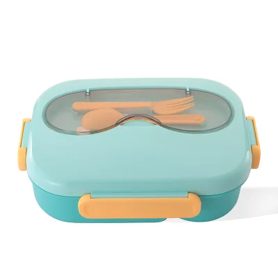 1900 ML Leak Proof Plastic Lunch Box  for Kids Lunch Box with Compartments
