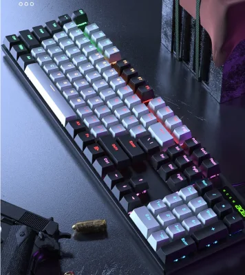 Custom 104 Keycaps Dye Sublimated Mechanical Gaming Keyboard Low Profile ABS