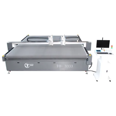 Automatic Vibrating Knife Cutting Machine for Printed Carpet EVA Floor Mat PVC Tablecloth