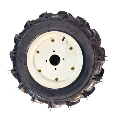 High Quality 5.00-12 Inflatable Pneumatic Rubber Agricultural Tractor Mini-tiller Tillers Tires and Wheels