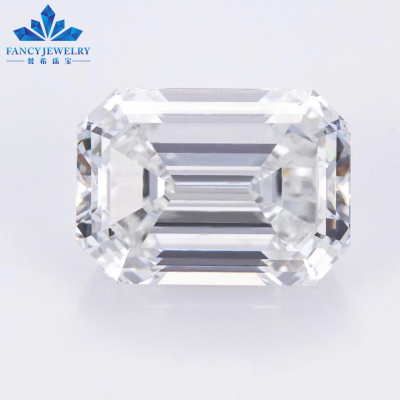 Factory Wholesale White CVD Lab Grown Diamond IGI  Certificate VVS1 VVS2 Emerald Cut Loose Lab Grown Diamond 1ct 2ct 3ct