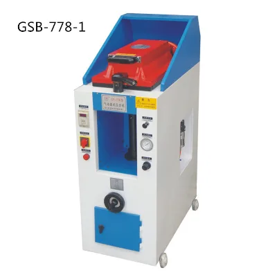 GSB-778-1-2-3-4 Automatic Manual Single Double Heads Cover Type Shoe Sole Press Sole Laminating Machine  Footwear Machine