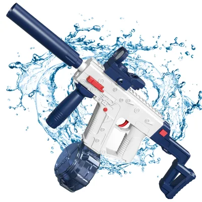 Children Summer Automatic Continuous Giant Water Gun Boys Abs Plastic Long Sword Powerful Squirt Electric Real Looking Water Gun