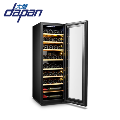 30 Bottles Compressor Active Wine Cooler Mirrored
