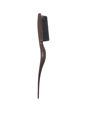 Curved Handle Barber Hair Brush with Black Bristles Professional Styling Comb for Salon Home Hairdressing Tool Anti-Static