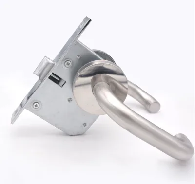 YAGUAN Stainless Steel Fire Door Lock Mortise Lockset Heavy Duty Fire Rated Door Hardware with Lever Handle