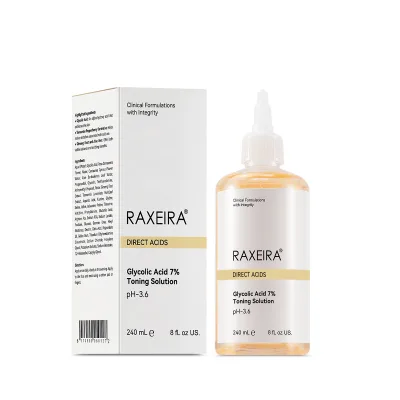 Wholesale 7% Glycolic Acid Face Toner Exfoliating Revitalizing Pore Minimizing Brightening Dark Spots Even Tone Facial Toner