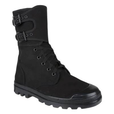 Custom Tactical Canvas Boots Security Guard Safety Mens Fashion Black Boos Hiking Training Shoes