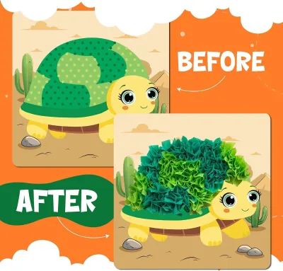 Educational Custom DIY Paper Craft Art Kit Poke in Fun Art Animal Flower Pressing Poking Kit for Teens Beginner Kids