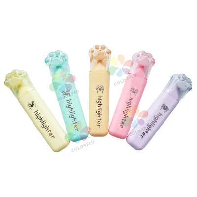 OEM Color Flat Oblique Tip Highlighter Marker Pen Highlighter Set Promotional Markers & Highlighter Pen Set