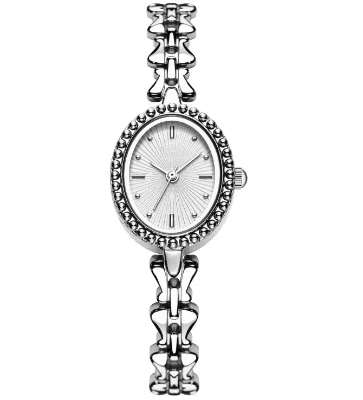 Factory Wholesale Custom Logo Ladies Elegant Vintage Gold Small Dial Quartz Watch, Light Luxury Gift Watch
