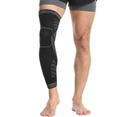 Factory Hot Sale Custom Sports Basketball Long Leg Knee Calf Support Sleeve for Adult 7060
