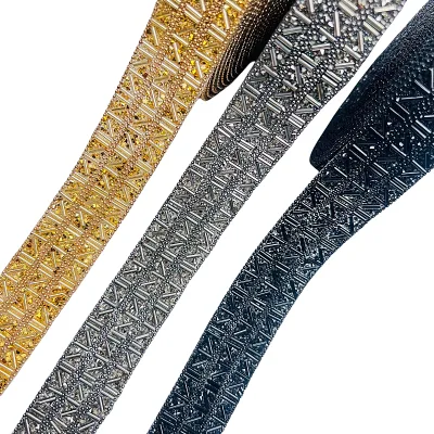New Crystal Glass Tube Diamond Decoration, Water Diamond Hot Patching Bead Decoration, Wedding Dress Decoration
