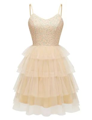 A-line V-neck Tulle Short Sleeve Zipper up Long Prom Applique V Neck Evening Gowns Formal Elegant and Pretty Women's Dresses