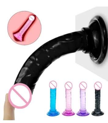 Popular Mini Realistic TPE Dildo with Suction Cup Adults G-Spot Female Masturbator Dildos Designed Specifically for Women