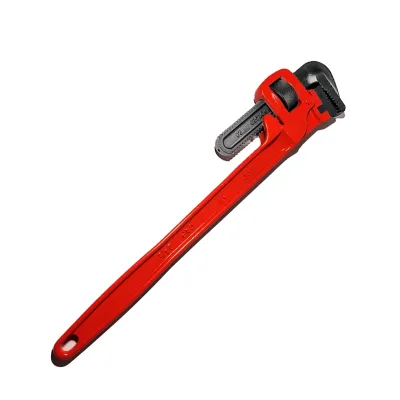 High Quality Industrial Grade Adjustable Metric Serrated Steel Light Water Pipe Wrench Plier 300mm Drop Forged Steel Handle