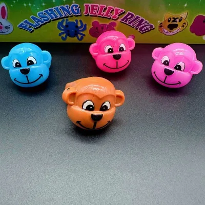 Flash Monkey LED Jelly Ring Glowing Squeeze Led Finger Ring