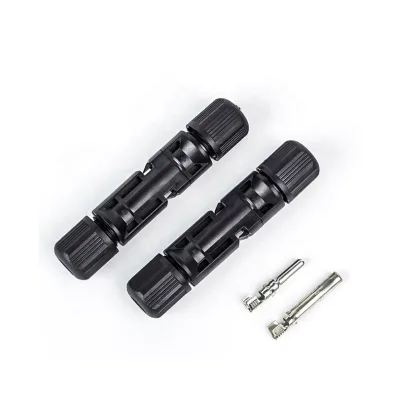Chinese Supplier 17A 1000V DC Solar Power Cable Adapter with IP67 Protection Copper Housing Male & Female Connectors