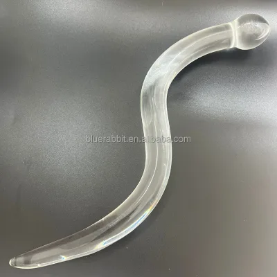Glass Pelvic Wand Wholesale Double-Ended Crystal Therapy Yoni Wand Pleasure Dildo