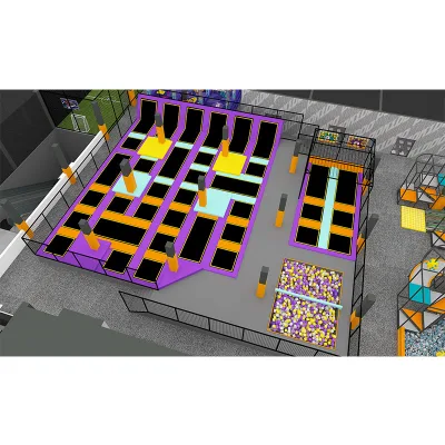 Bettaplay purple Color Design 1200sqm Children Indoor Playground One-Stop Expertise Supplier Comprehensive Brand