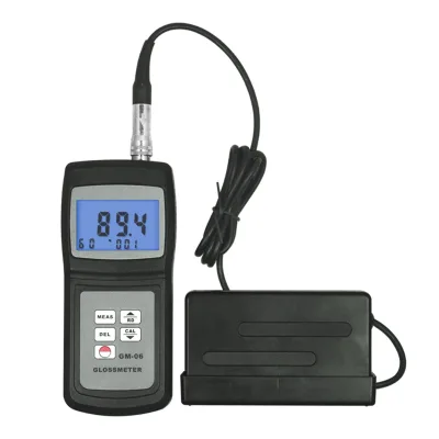 Hight Accurate Gloss Meter 60 Degrees GM-06 Portable Tester for Plastics, Ceramics Marble Ect Materials