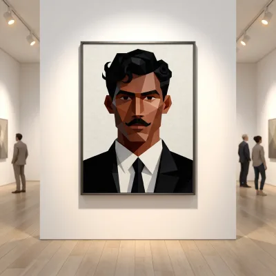 Modern Cartoon Home Decor Portrait Eco-Friendly Original Canvas Painting Aesthetic Wall Art Poster Print Eco-Solvent Ink B&C