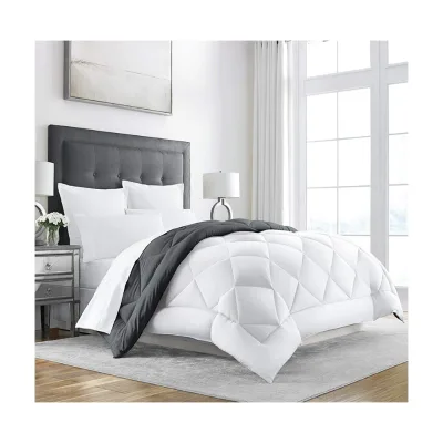 All-season Quilted Hotel Collection Comforter Solid Comforter