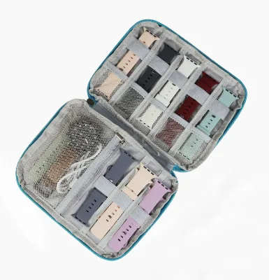 Compatible Apple Watch Bands and Other Cables Carrying Case Travel Organizer Bag with Cable Management Accessories