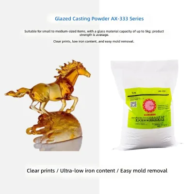 Vitreous Casting Powder High-Temperature-Resistant Refractory Slaked Lime Crystal Glass Small Craftwork Mold Lost-Wax Jewelry