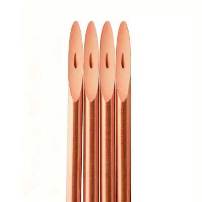 C11000 / C12200 Straight Copper Tube Bright Finish Copper Capillary Tube for Thermostats / HVACR