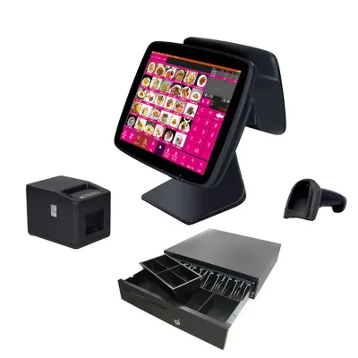 ZJ A3 15-Inch Capacitive Touch Screen POS Terminal Windows PC Wi-Fi 6 with Intel I3/i5/i3 CPU and 1-Year Warranty for Businesses