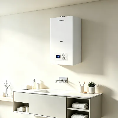 Combi Wall Hung Gas Boiler 20KW-40KW Wall Mounted Dual Purpose Natural Gas LPG Heating Hot Water CE Certified Wholesale Supply