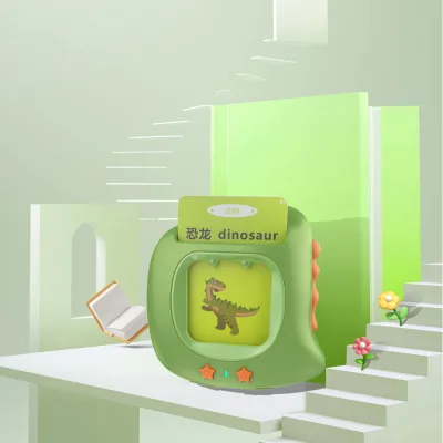 XY Band Portable Audio Video Accessory Early Educational Dinosaur 200 Flash Cards Learning Machine for Kids Chinese-English