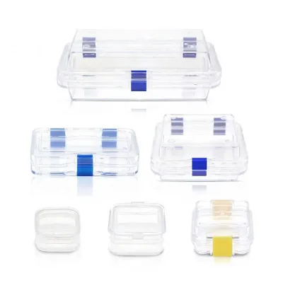 Denture Tooth Boxes With Membrane Storage And Film Hole Denture Teeth Container Box Size 10*6*2.3cm for Teeth Multipurpose