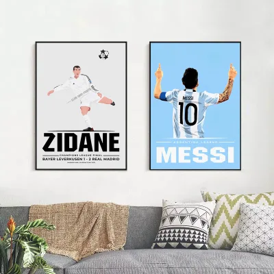 FootBall Player Canvas Painting Wall Decor Living Room Pictures