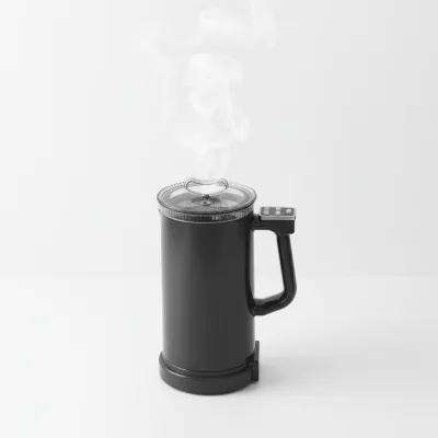 Automatic Charging Electric Milk Frother with Powerful Steel Stainless Stand; New Model of Home Electric Milk Frother.