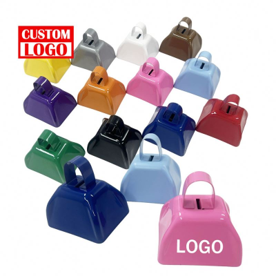 Small Mini Metal Iron Cow Bell Custom Cow Bell Noisemaker Decor Toys Cow Bell Custom