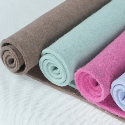 100% Wool Non Elastic Diy Handmade Doll Cloth Etc Solid Color Soft Felt Fabric