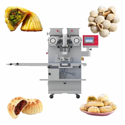 HNRB Automatic Maamoul Making Machine Stainless Steel 220V High Efficiency Snack Production Line Core Components Motor 1.3KW