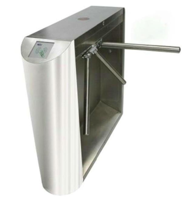 Pedestrian Tripod Turnstile 304 Stainless Steel Bi-Directional Face Recognition RFID Card Access Control Anti Tailgating